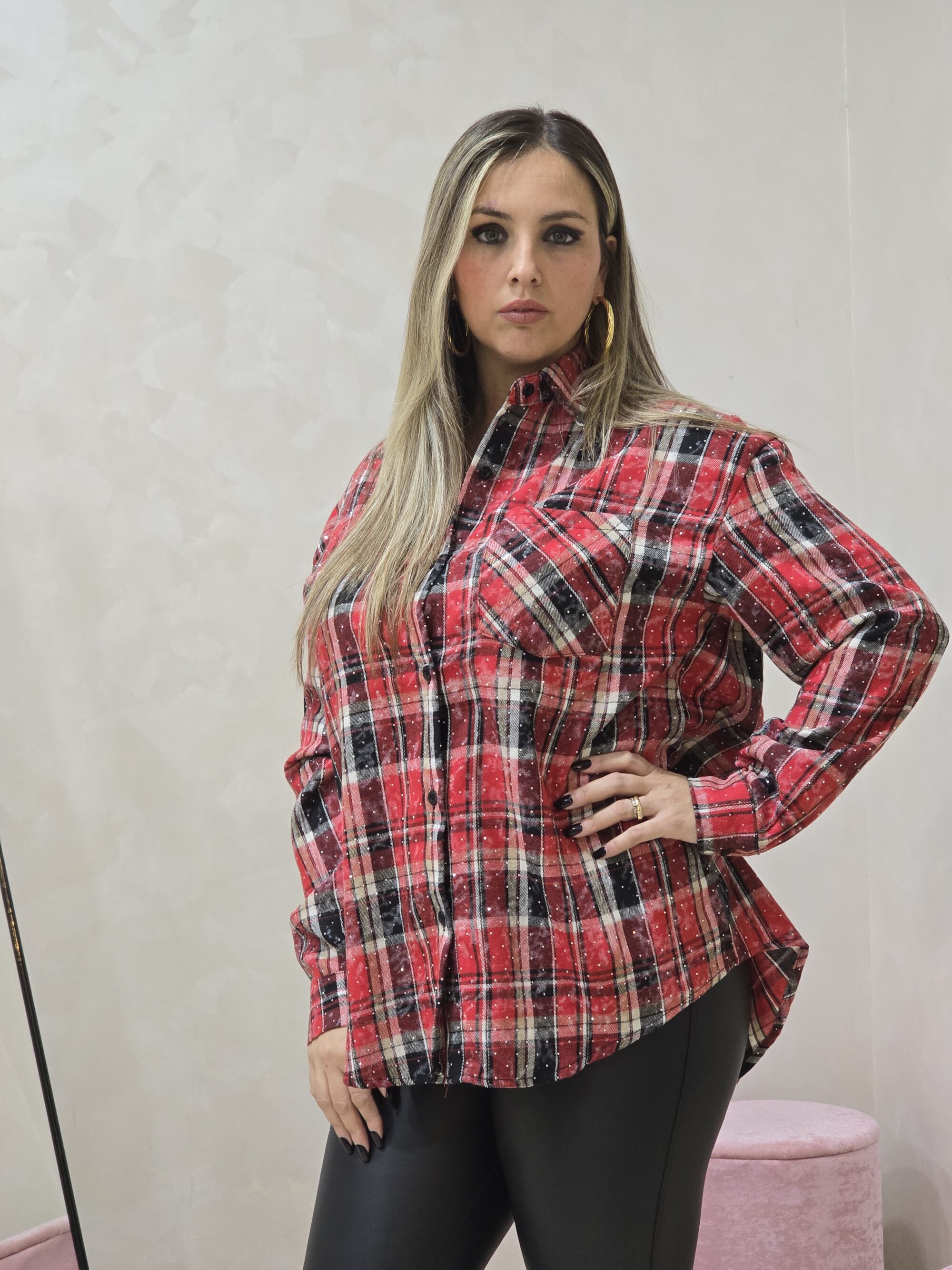 Camicia Bright Rossa - immagine 3